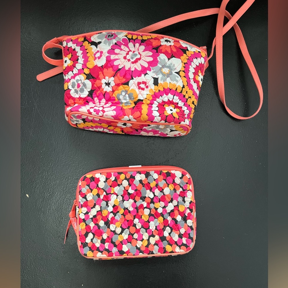 Vera Bradley “Pixie Blooms” Patterned Bag Set- 6 … - image 5